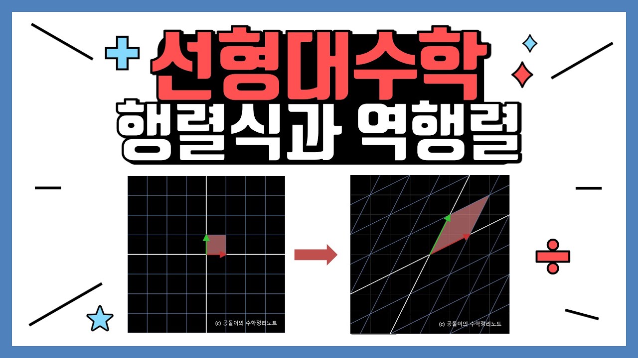 행렬식과 역행렬의 기하학적 의미