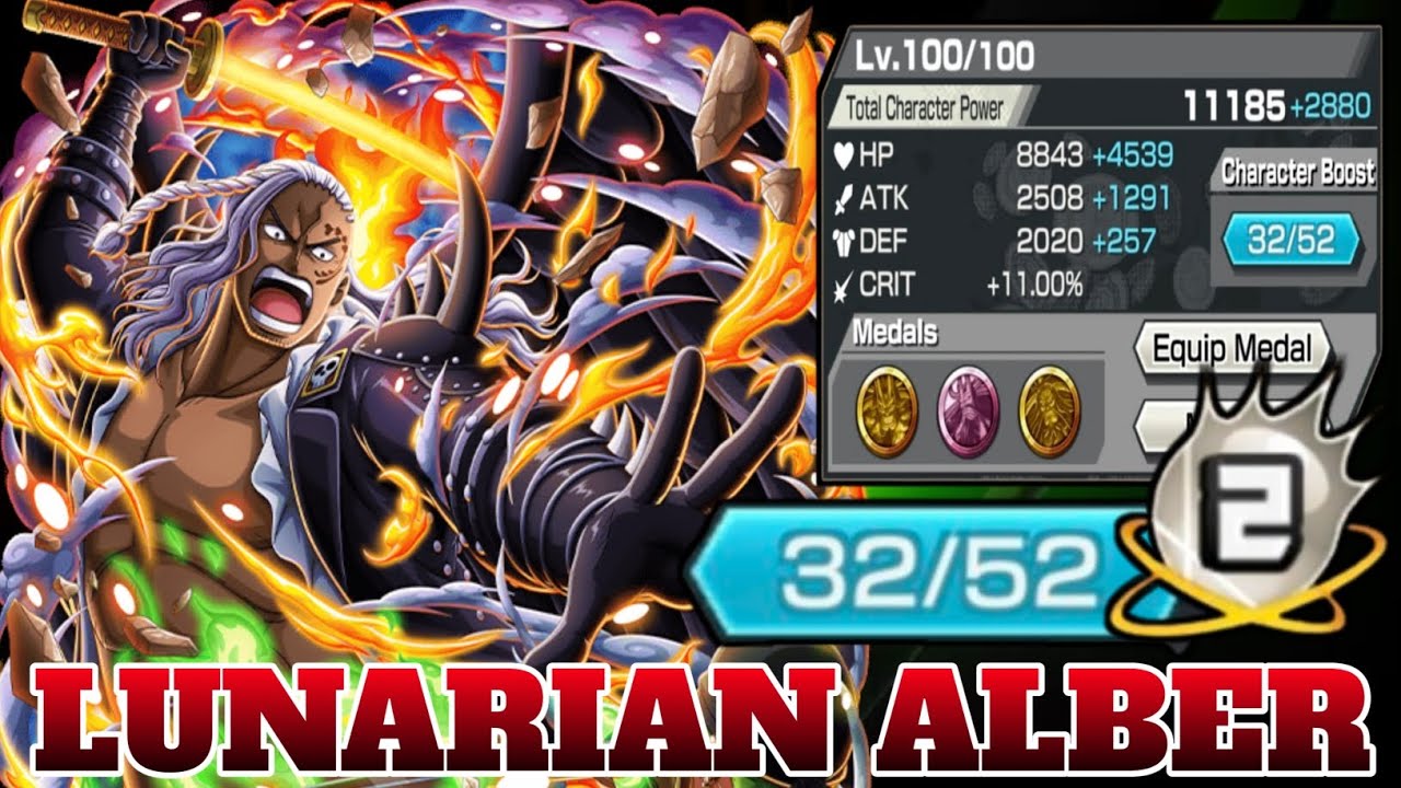 LUNARIAN ALBER GAMEPLAY | ONE PIECE BOUNTY RUSH | OPBR