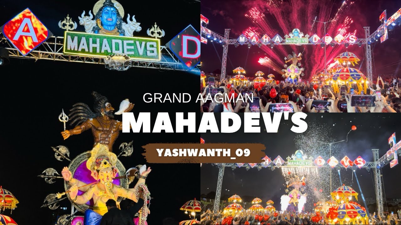 TEAM MAHADEV'S GRAND GANESH AAGMAN 2025🚩 | GANESH AAGMAN 2025 | GANESH CHATURTHI |  