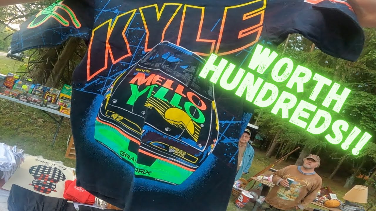 I bought his Vintage Tee Collection! Garage Sale GRAIL!