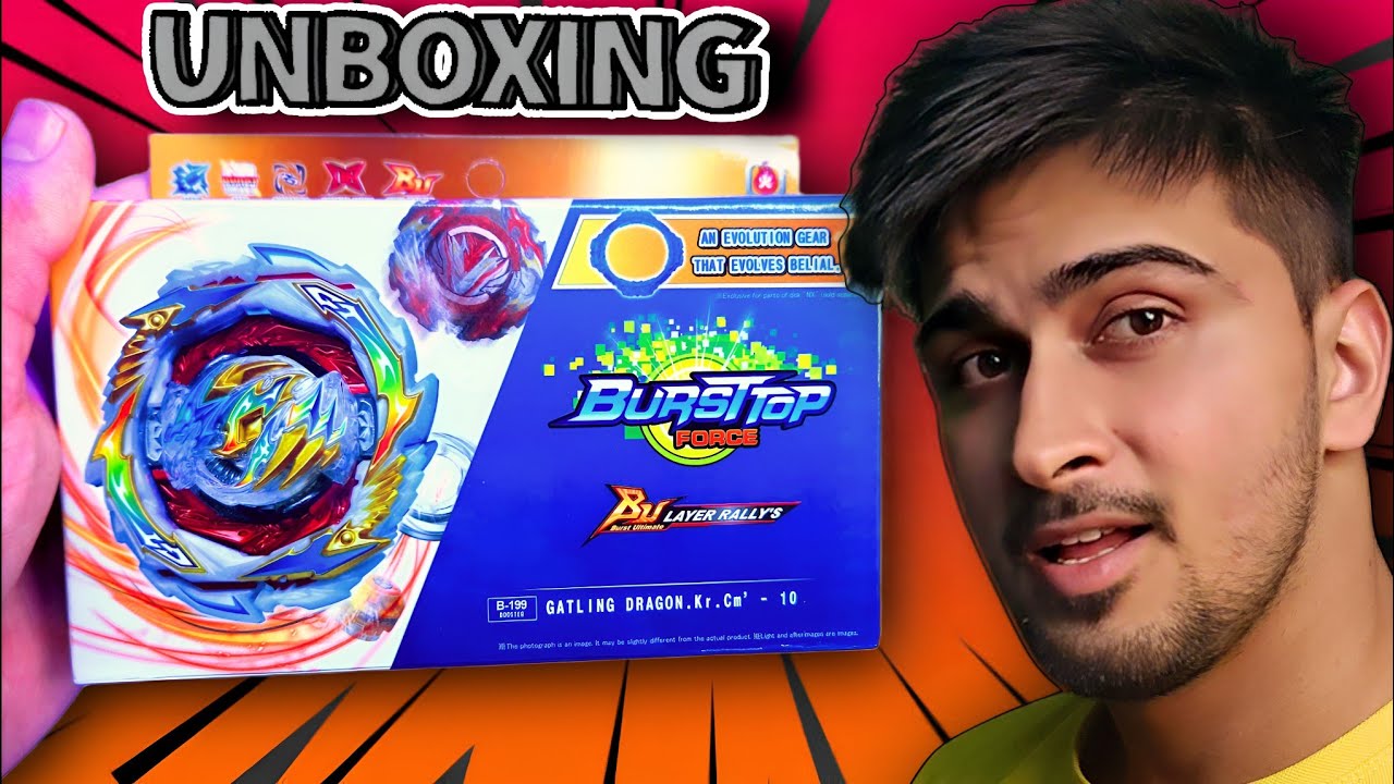 Flame Brand Gatling Dragon Beyblade Unboxing And Review | Lead Or Not? | IB By Sunil