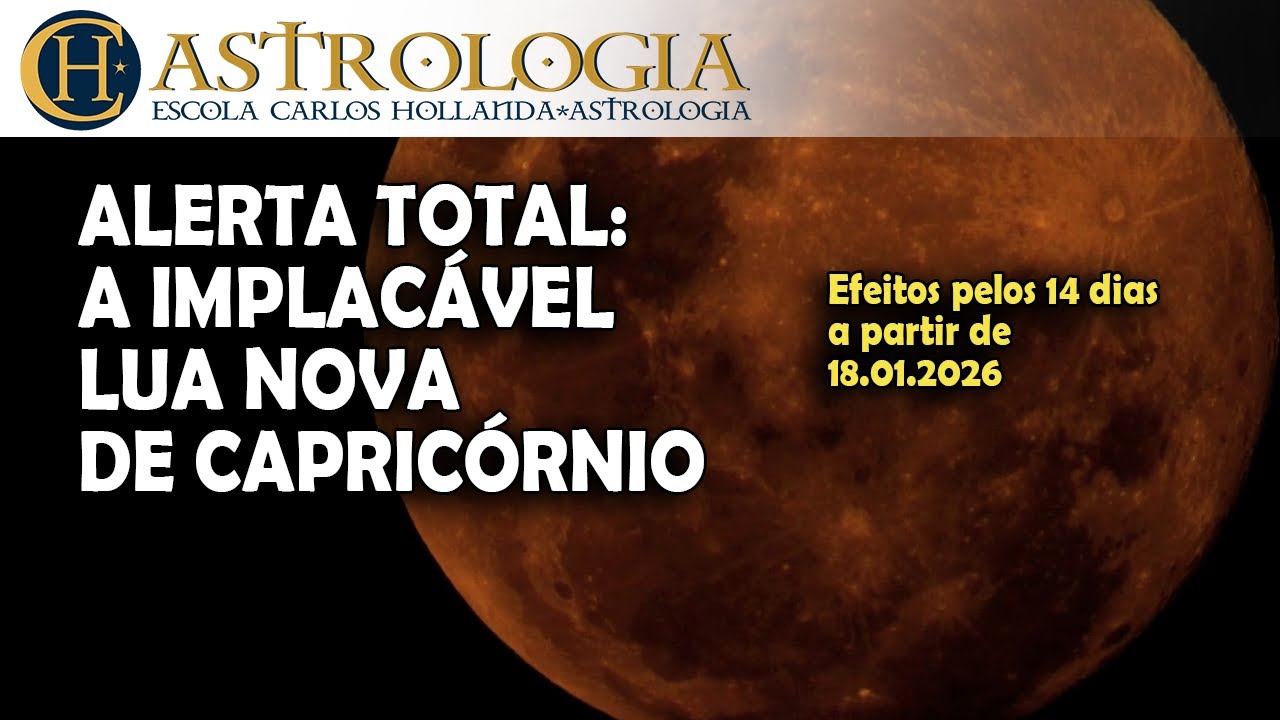 ALERTA TOTAL: A IMPLACÁVEL LUA NOVA DE CAPRICÓRNIO