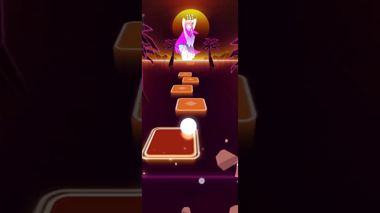 Tiles hop game 