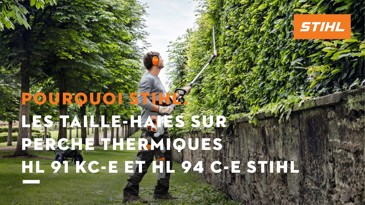 D&eacute;couvrez les taille-haies sur perche thermiques HL 91 KC-E et HL 94 C-E STIHL