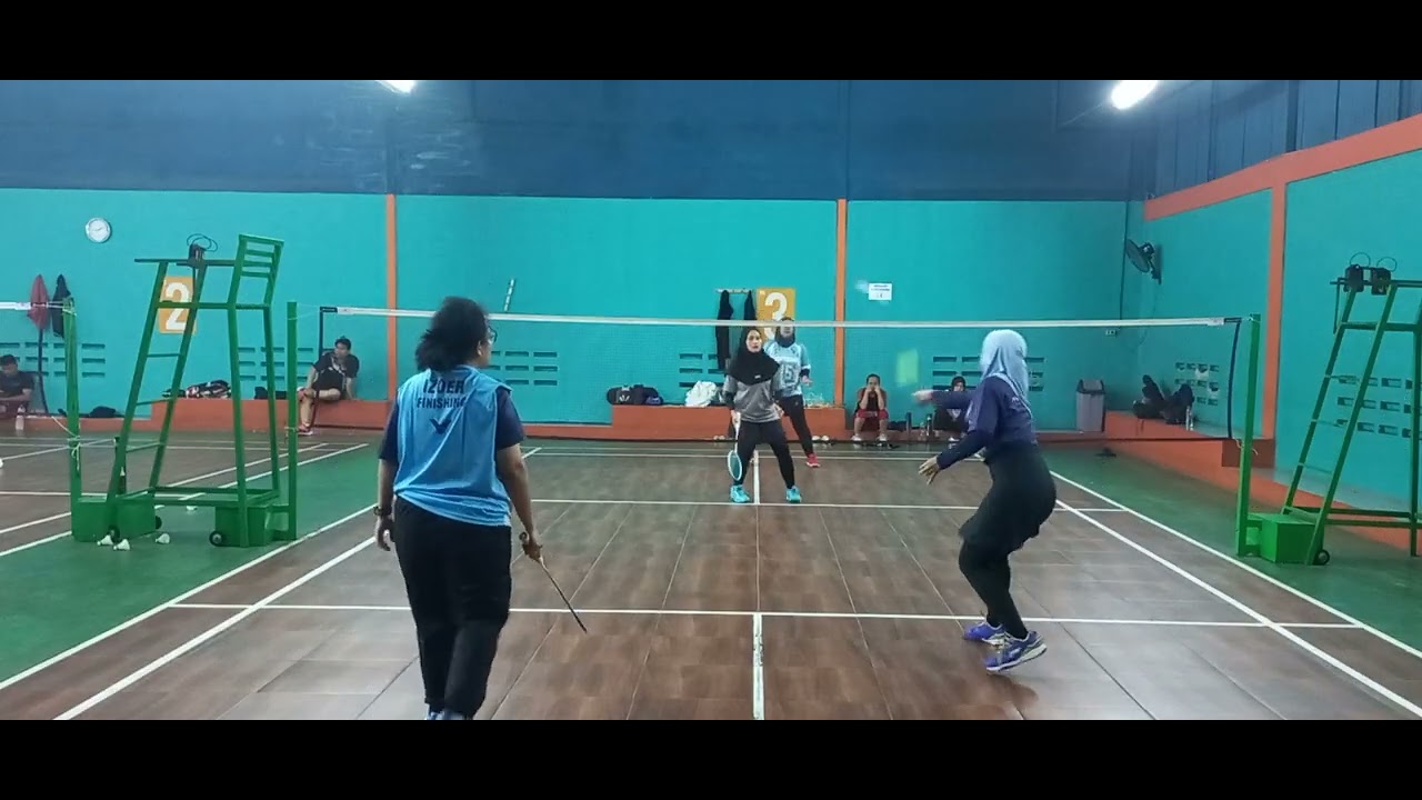 Mabar Badminton Ganda Putri Ika/Puji X Riah/Dewi Di Gor ARS #pbyarushika 