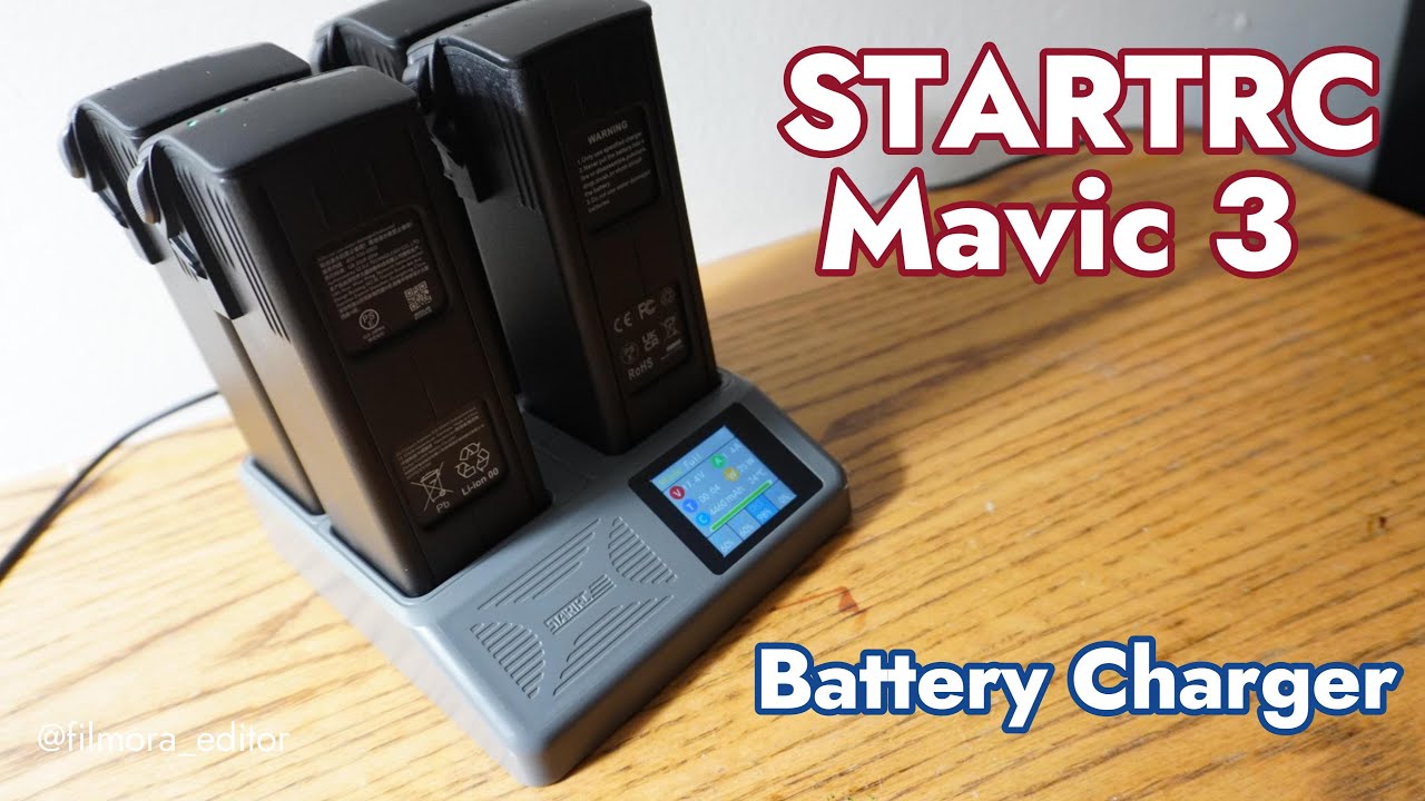 Зарядное устройство STARTRC Mavic 3 LCD для 4 аккумуляторов Mavic 3