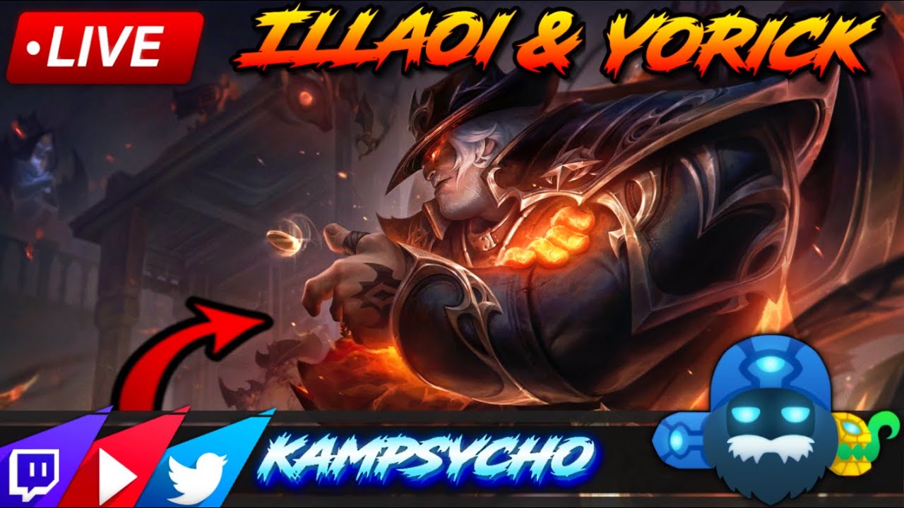 ❗Trying to hit masters on a bugged champ  - 8M Yorick - (Livestream #935) - [League of Legends]