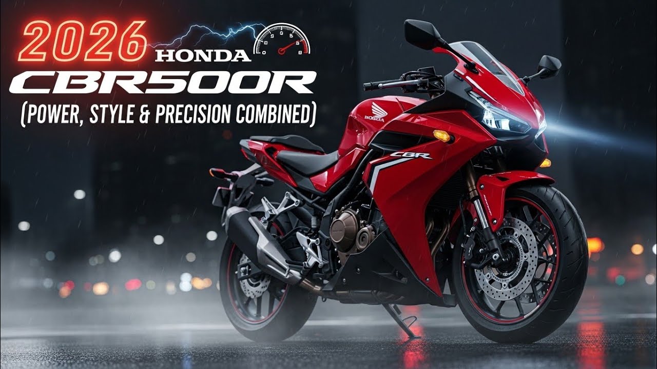 2026 Honda CBR500R – Power, Style & Precision Combined