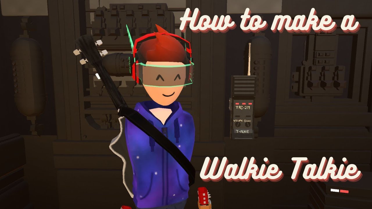How to make a walkie talkie RR Tutorial