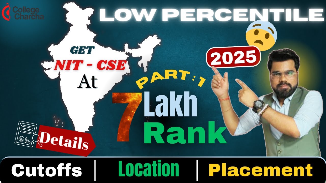 NIT Admissions 2025: Top 10 Colleges with Low Cutoff Ranks | JEE Aspirants Must Watch  (Part 1)