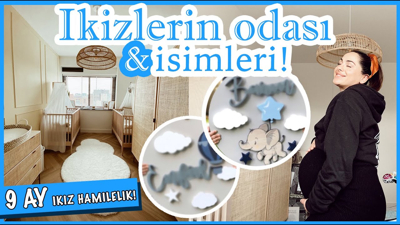 IKIZ BEBEK ODASI TUR! & ISIMLERI | TRENDYOL VS. ALIEXPRESS ALISVERIS! 9 AY HAMILELIK