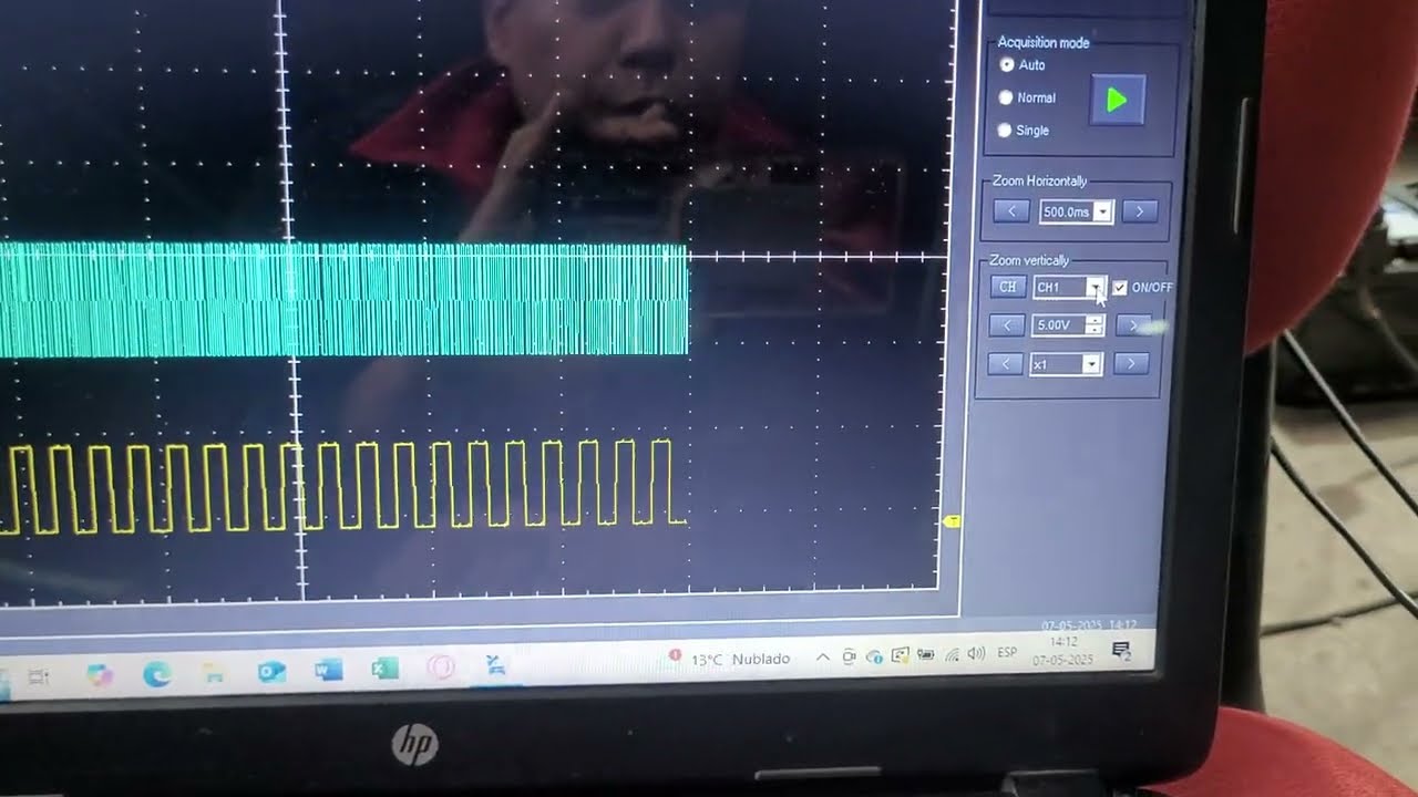Como medir ckp y cmp con osciloscopio