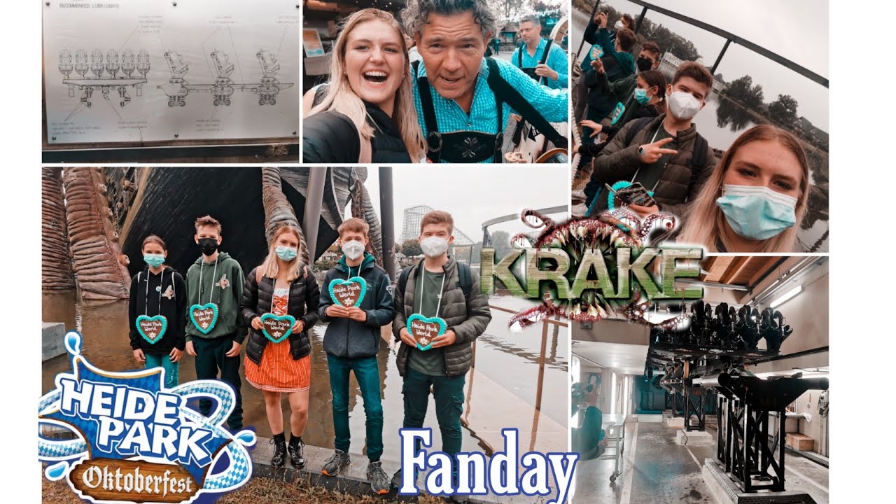 HEIDE PARK FANDAY - Heide Park World Krake Backstage Führung🐙-Pult-Krakesplash-Wartungshalle-⛲🎡🎢