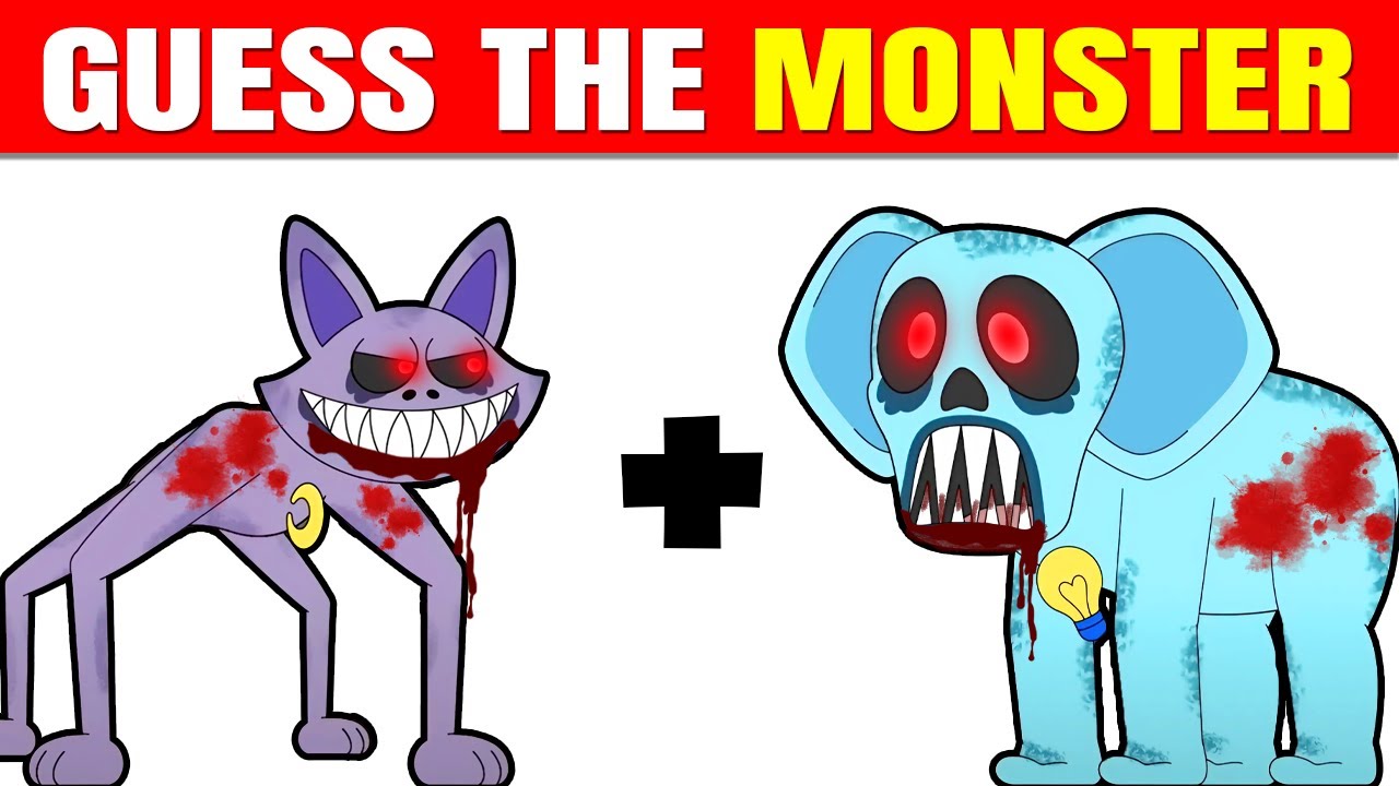 Guess The Monster By Voice + Emoji| Poppy Playtime Chapter 3 & Zoonomaly| Monster Elephant, Catnap