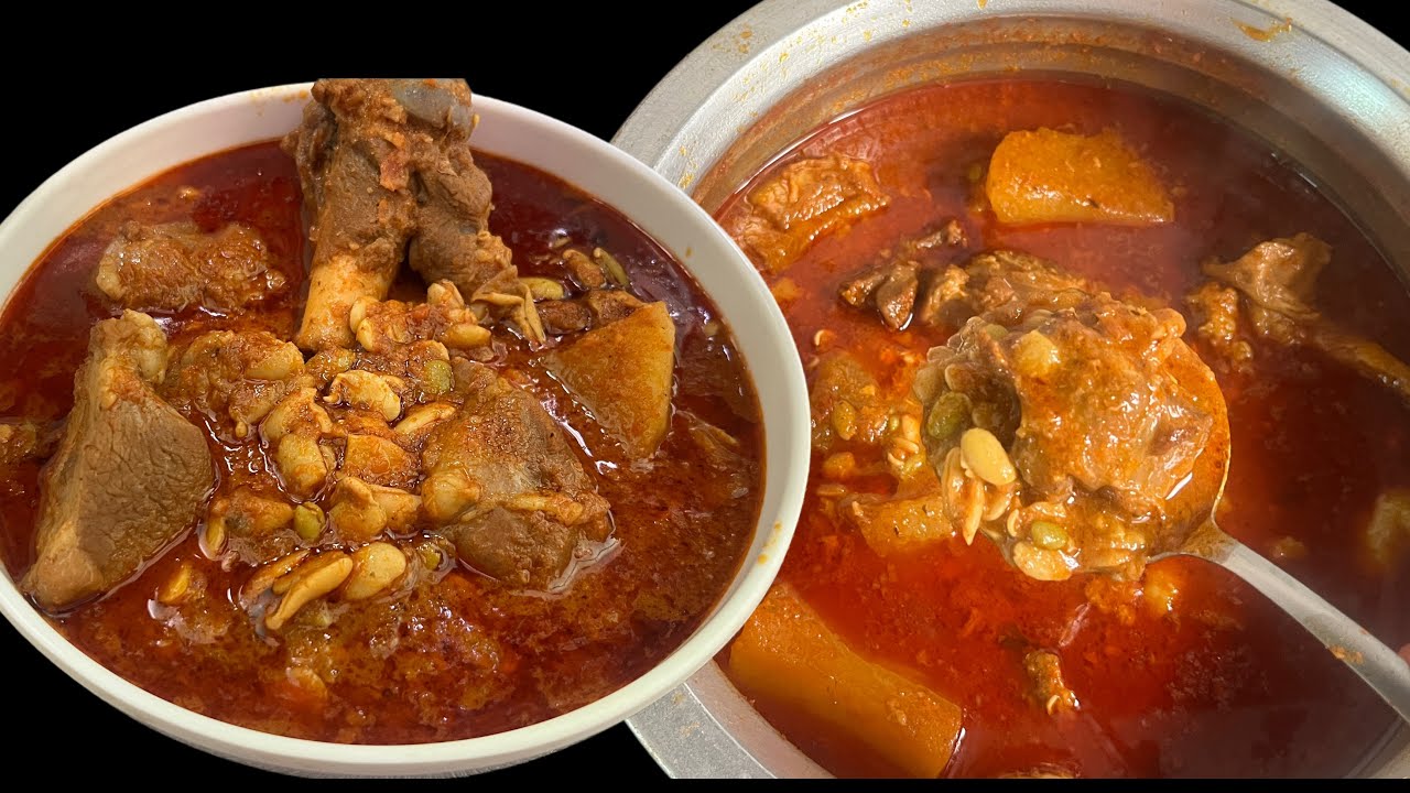 Chilli Dal Gosht Ka Salan | Hittikida Avarekalu Mutton Saaru | Bangalore Style