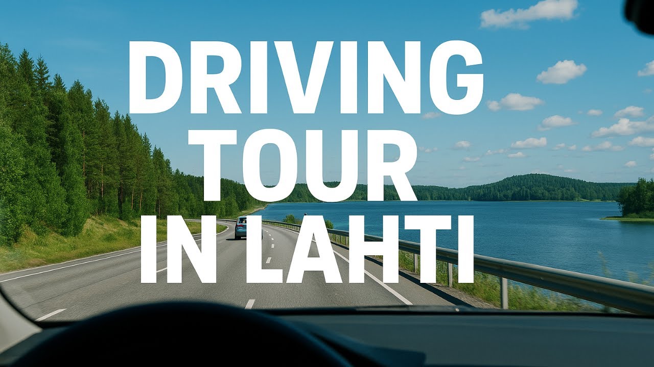 Driving Tour Through Liipola, Lahti 🚗 | 4K City Drive