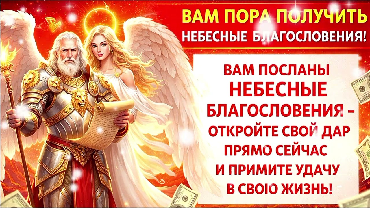 🌤️ ВАМ ПОРА ПРИНЯТЬ НЕБЕСНЫЕ БЛАГОСЛОВЕНИЯ — ОТКРОЙТЕ СВОЙ ВНУТРЕННИЙ ДАР И ВСТУПИТЕ В НОВЫЙ ЭТАП 