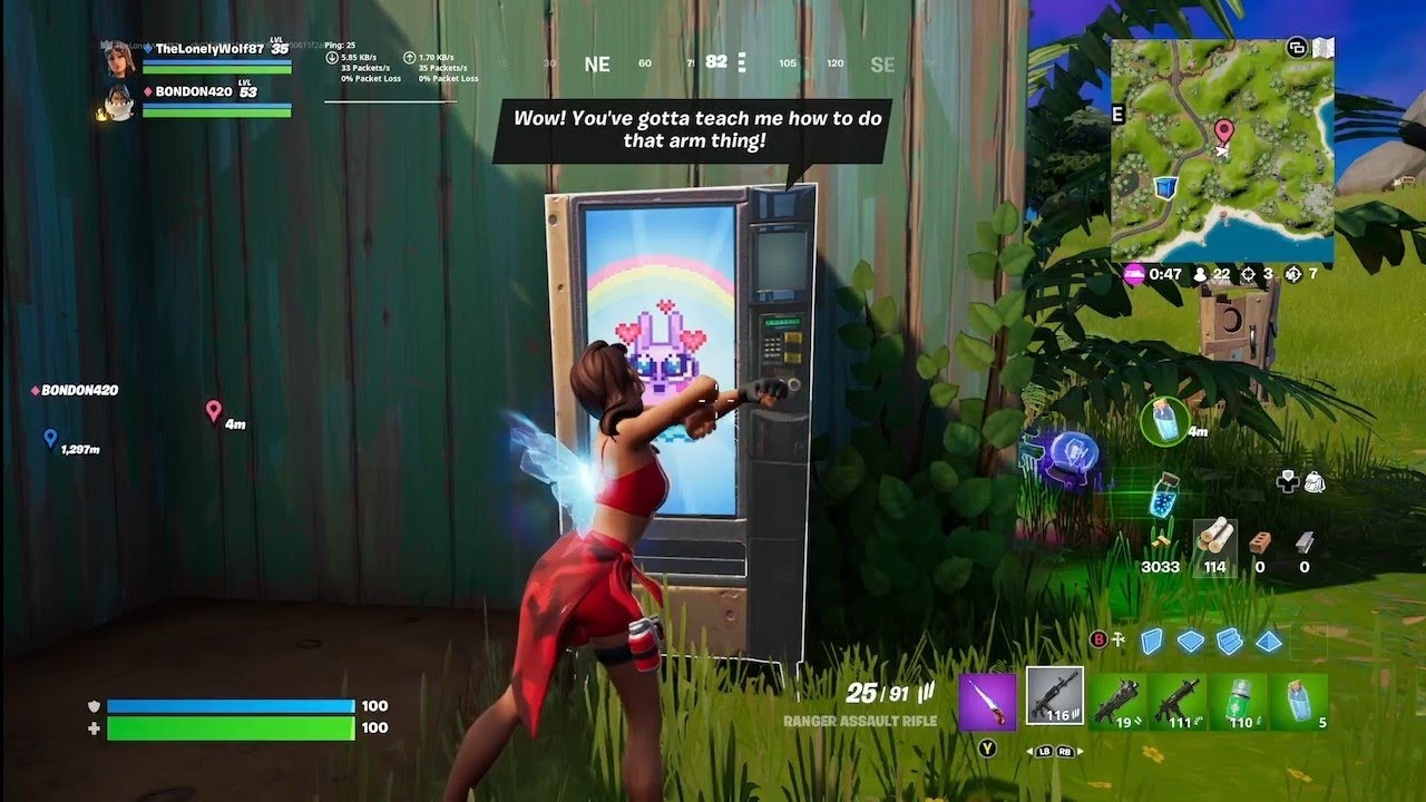 Fortnite Xbox Series S Gameplay 275 Dous Boardwalk Ruby Skin