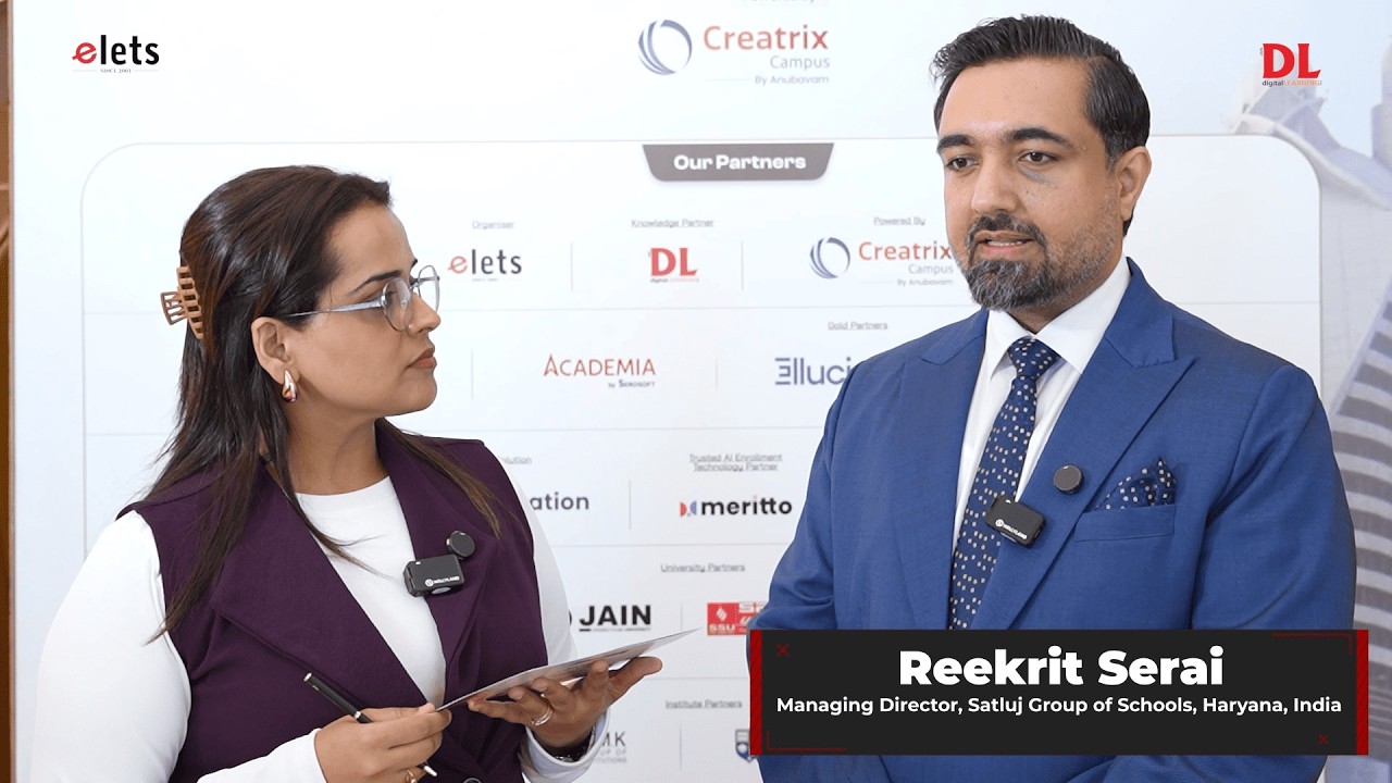 Интервью | Рикрит Серай на 35-м Всемирном образовательном саммите Elets 2026 – Дубай