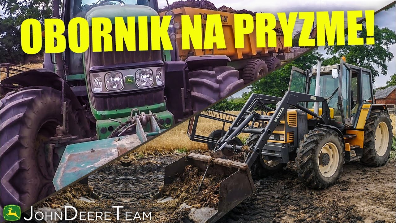 🚛Wakacyjny Vlog🚜 #43 Wyw&oacute;z Obornika na Pole!! |JohnDeereTeam