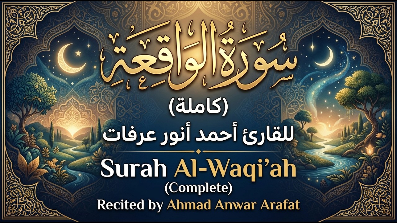 سورة الواقعة ( كاملة ) للقارئ أحمد أنور عرفات | Ahmad Anwar Arafat Surah Al-Waqi'ah