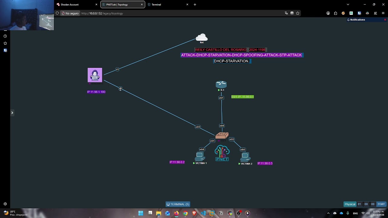 STP Claim Root Bridge Attack.