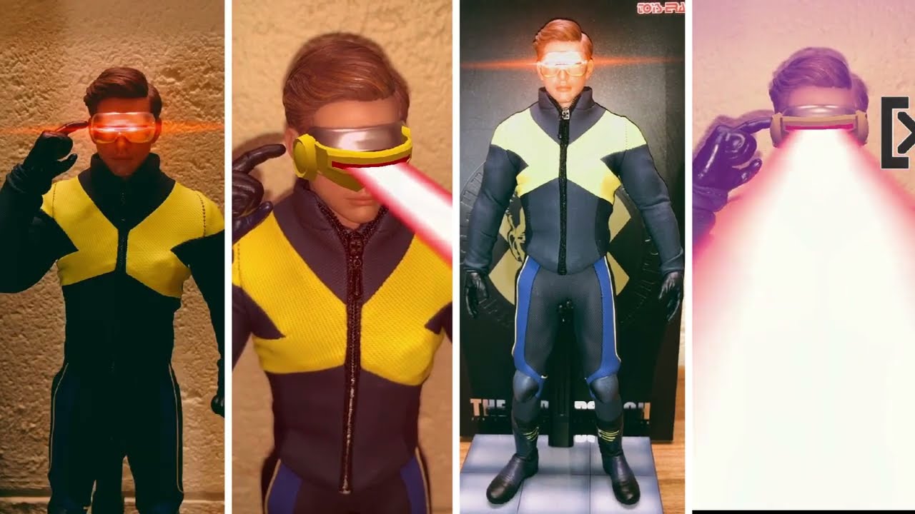 Toys Era Cyclopstech / Cyclops 1/6 Scale  Alternative Blue Yellow Jump Suit X-men Dark Phoenix