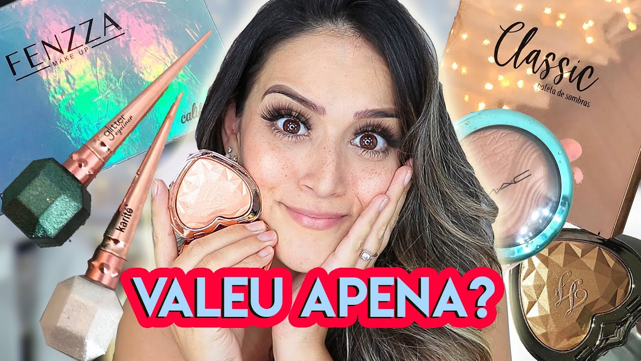 Maquiagens que COMPREI pela EMBALAGEM | BARATINHA E CARAS