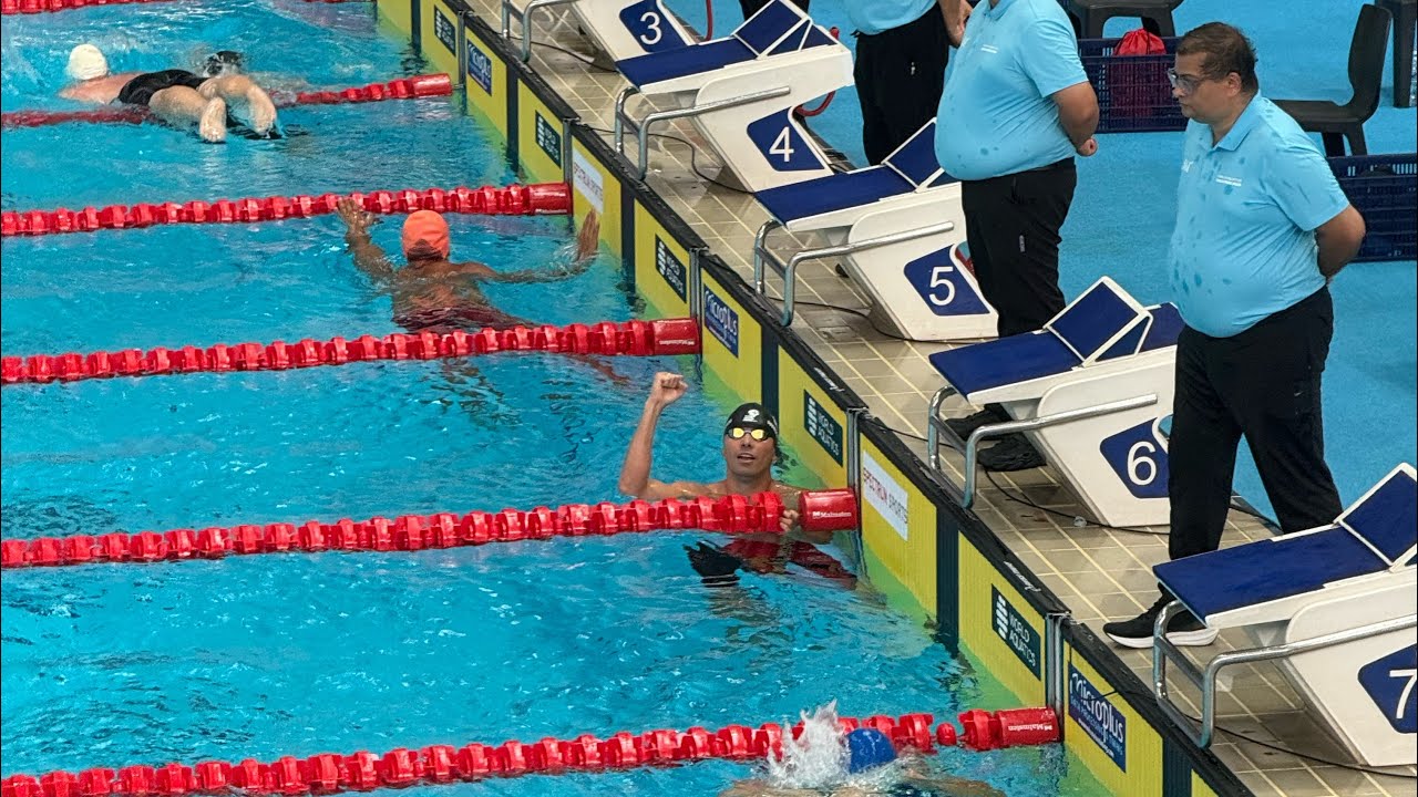 🔥 World Masters Swimming 2025 – Christos Papadopoulos (PAOK) DOMINATES 400m IM (Gold 40-44)