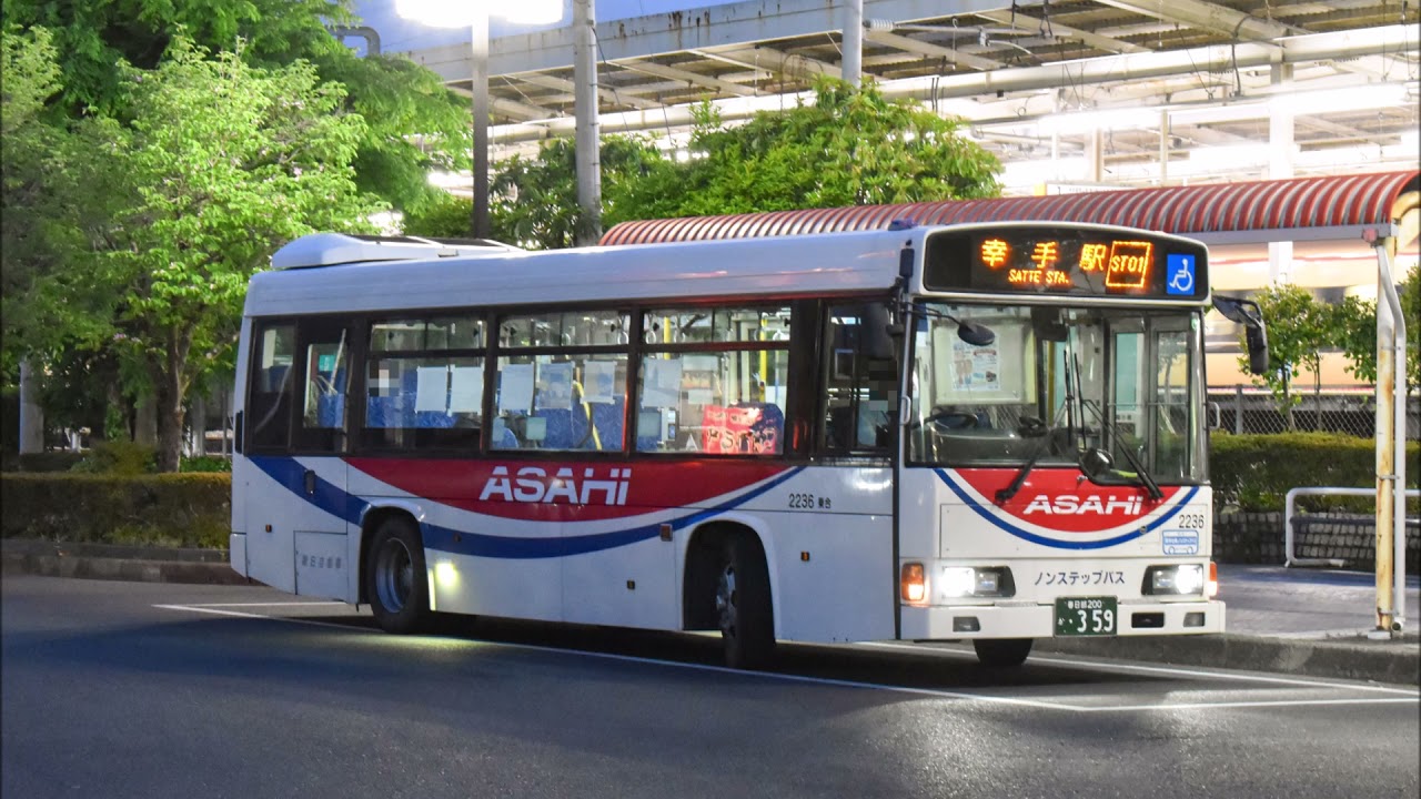 【バス走行音】朝日自動車  PB-HR7JHAE[AT](ST01 幸手駅～杉戸高野台駅)