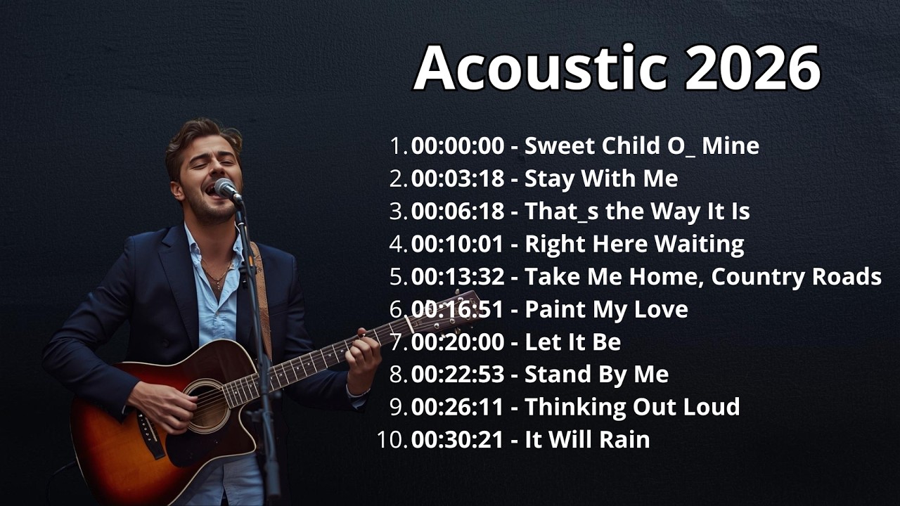 The Best Love Songs Acoustic 2026