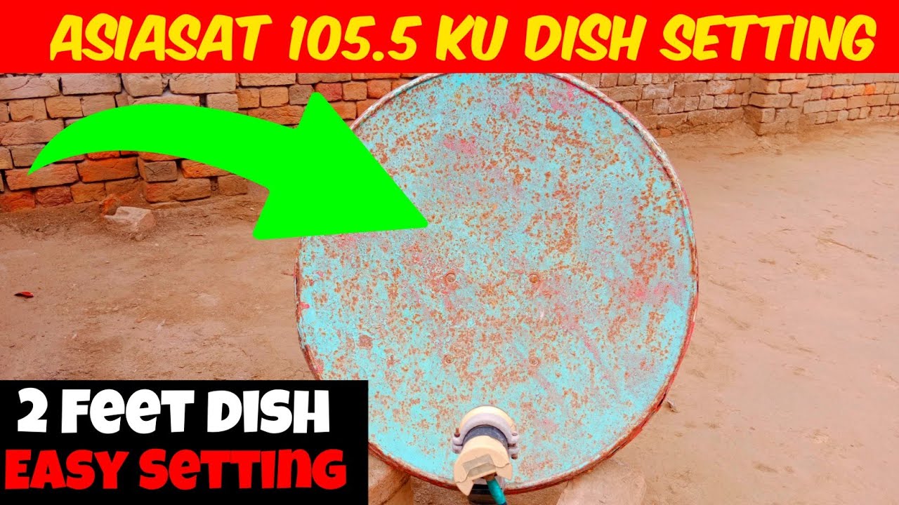 AsiaSat 105e Ku dish setting || Free All Indian DTH Channel Enjoy || New Satellite Free Channal list