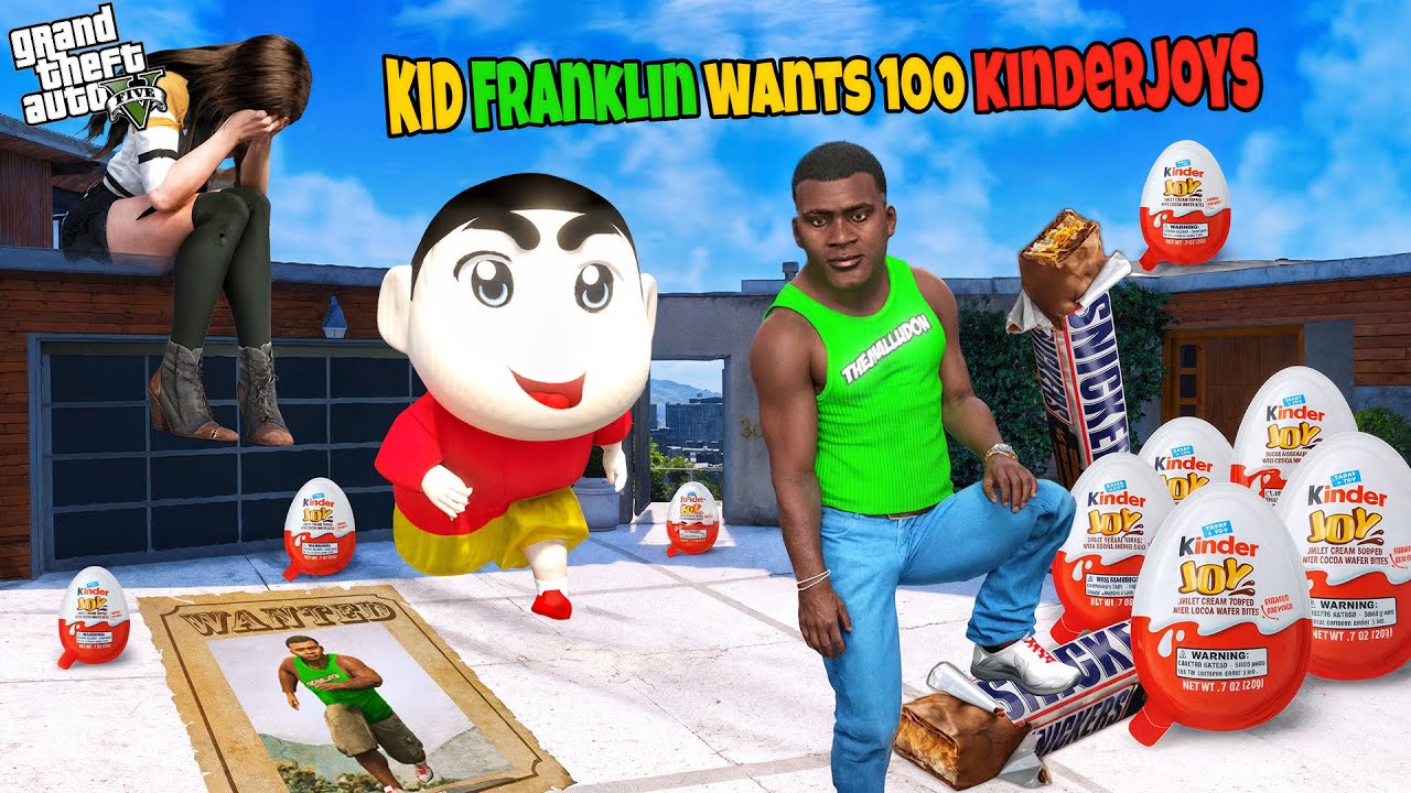 Franklin Becomes 10-Year-Old Boy! 😱 Shinchan on a Rescue Mission | GTA 5 Malayalam