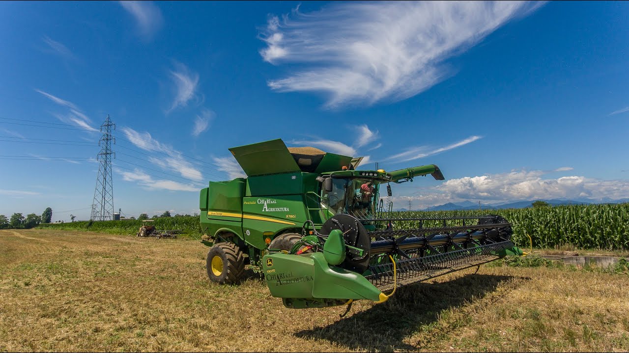 John Deere S780 - Barley Harvest - Chiari Agricoltura