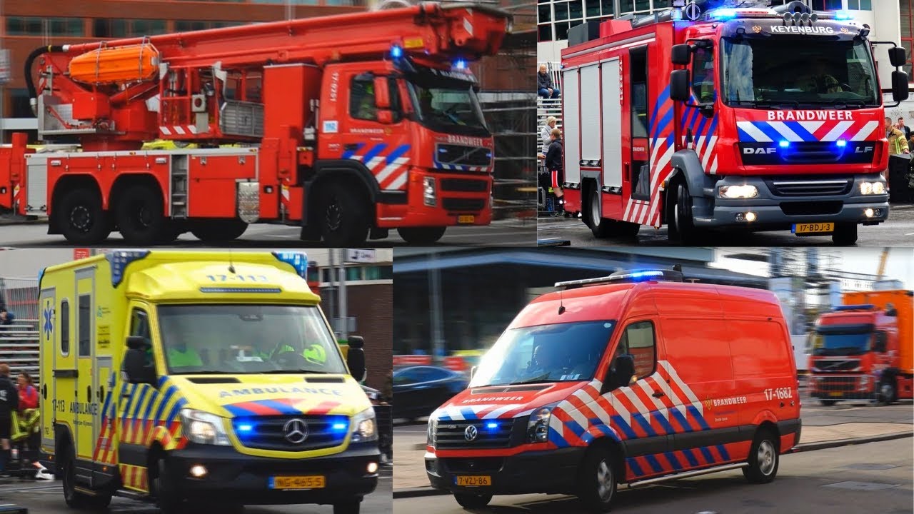 Prio 1 TS 17-3331 HW 17-0251 DT 17-1682  /  A1 AMBU 17-113 Wereldhavendagen Rotterdam 2019