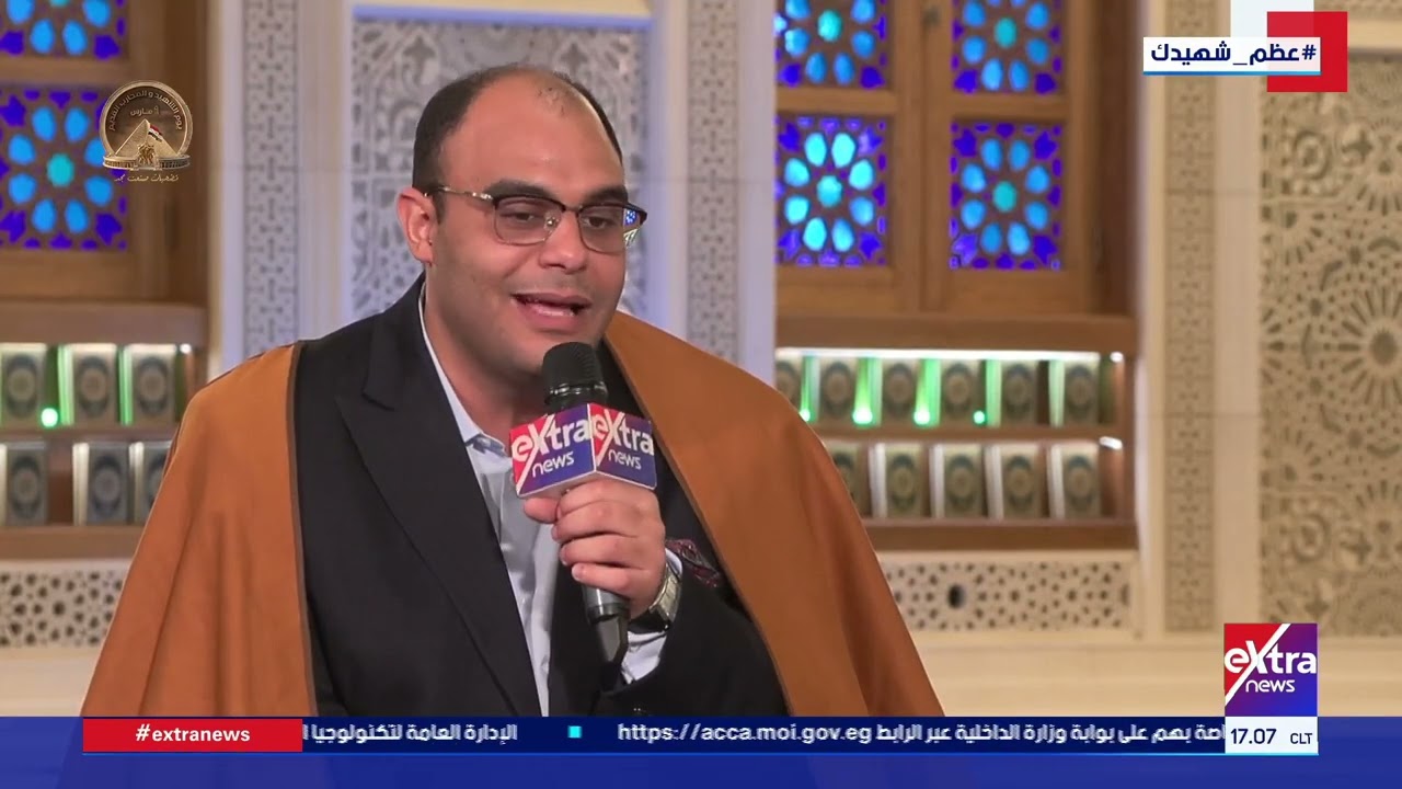 أداء مميز للمنشد والمبتهل أحمد خضر في 