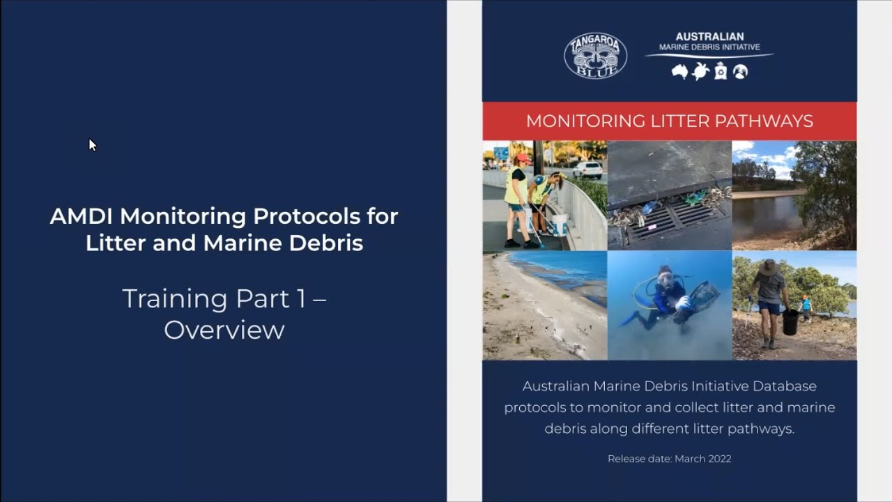 AMDI Monitoring Protocols for Litter & Marine Debris Training Workshop