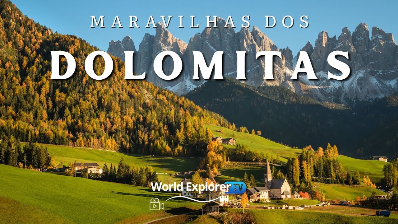 Maravilhas dos Dolomitas | Os lugares mais bonitos das Dolomitas, Itália | Vídeo de iagem em 4K