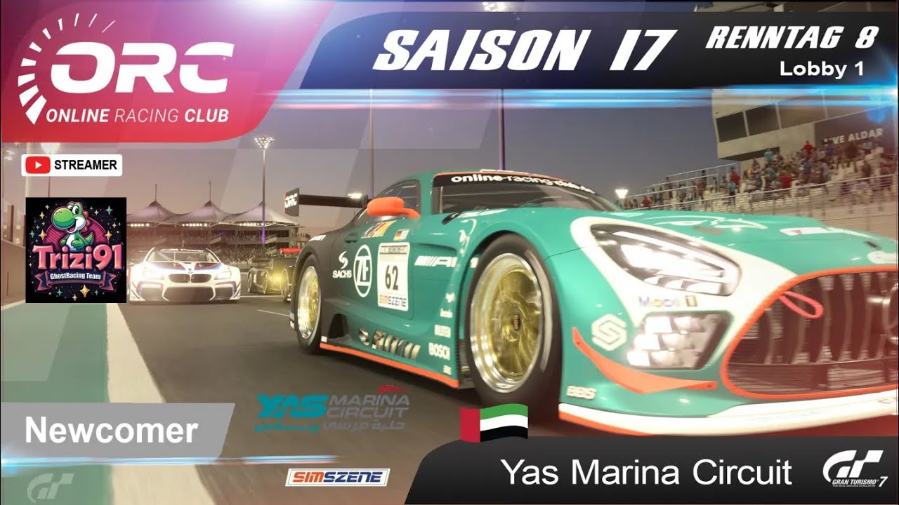 ORC | GT7 | NC | Lobby 1 | Rennen 8/7 | Saison17 | GR.3 | BoP | Yas Marina