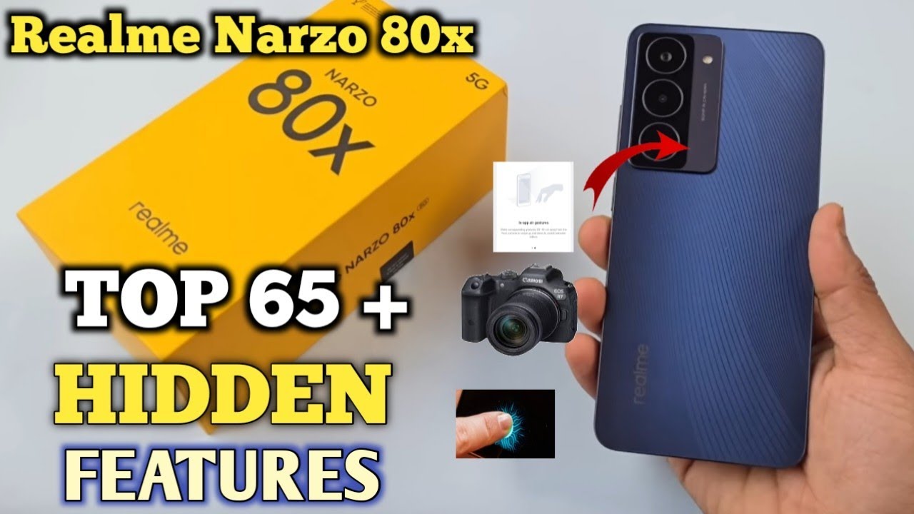 Realme Narzo 80x 5g Top 65+ Tips & Tricks | Realme Narzo 80x Top 65+ Hidden features | Amazing Tips