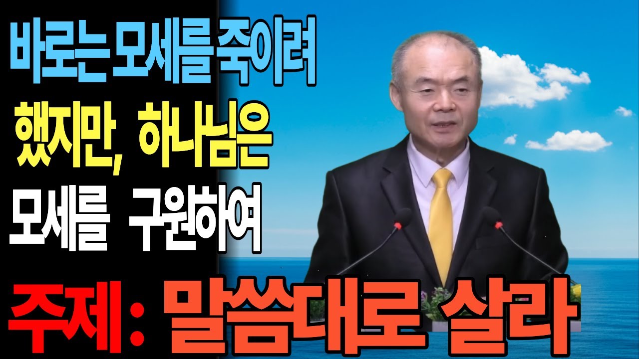 바로는 모세를 죽이려 했지만 하나님은 모세를 구원하여ㅣ하나님은 말씀하신대로 이루시기 때문에 우리는 말씀대로 살면됩니다 #성경말씀 #좋은글 #bible