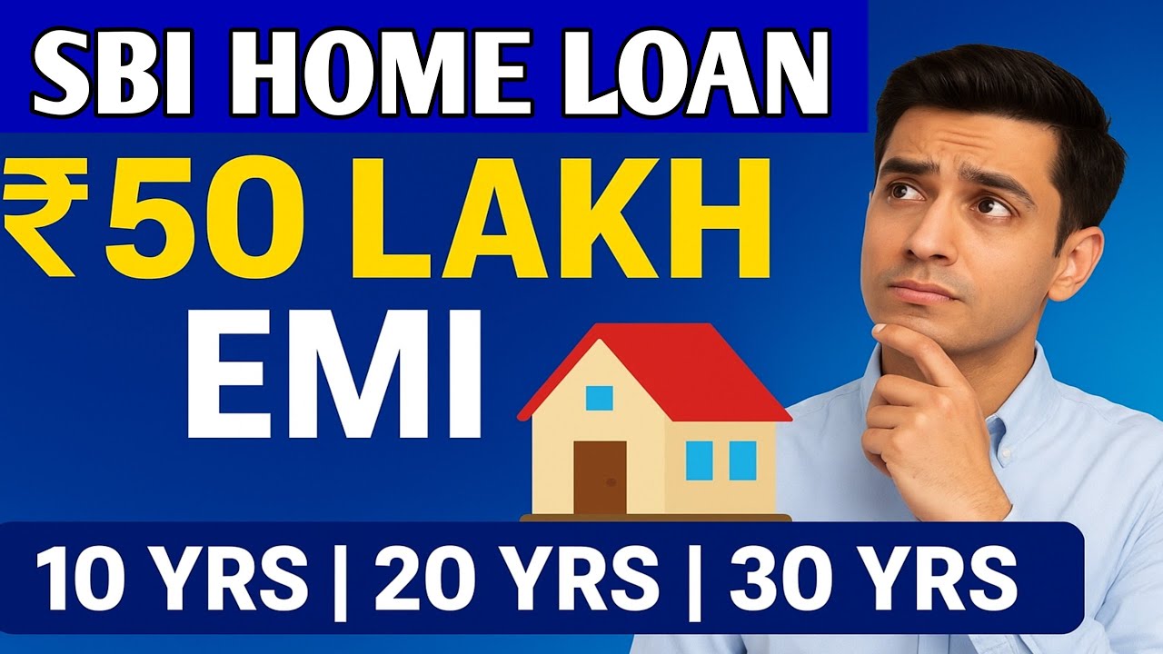 SBI Home Loan Calculator 2025 | ₹50 Lakh Loan Par EMI Kitni Hogi aur Interest Kitna Lagega