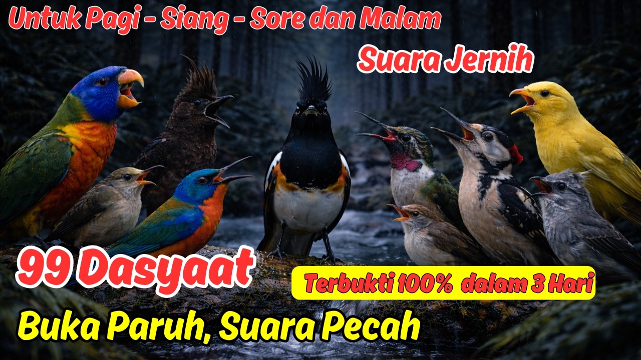 Masteran atau Pancingan Murai Batu Harian Paling Dicari Kicau Mania