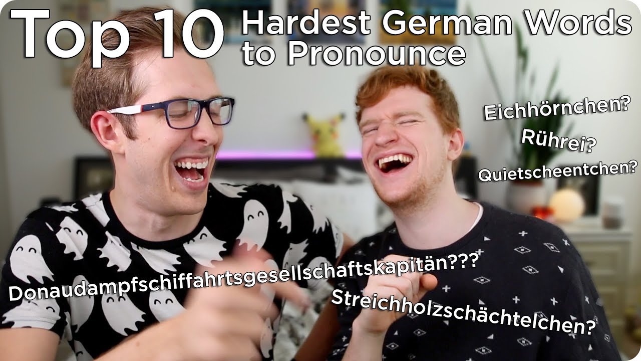 Top 10 Hardest German Words to Pronounce | Evan Edinger