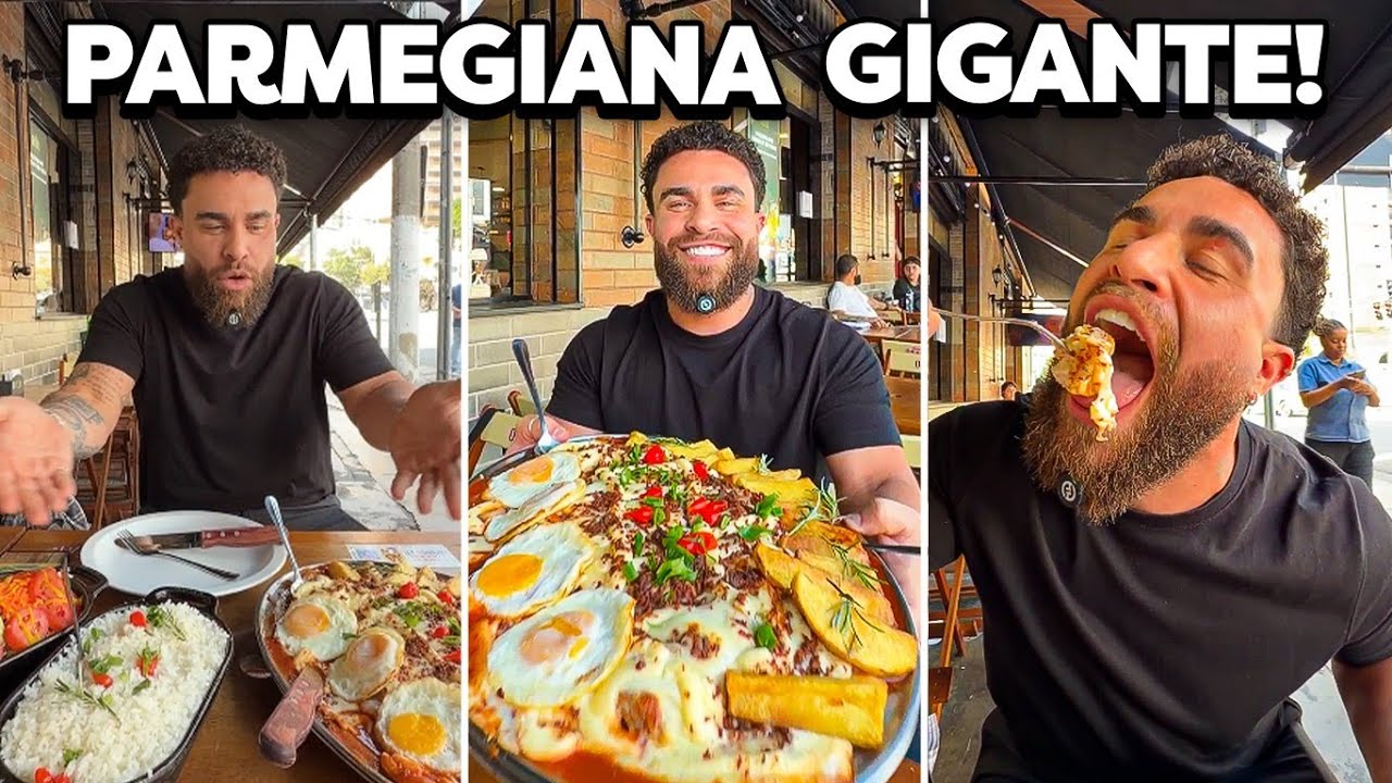 PROVANDO FILÉ A PARMEGIANA GIGANTE!