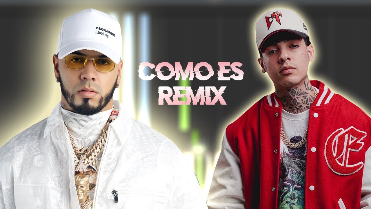 Como Es (REMIX) - Natanael Cano, Anuel AA | Instrumental Piano Tutorial / Partitura / Karaoke / MIDI