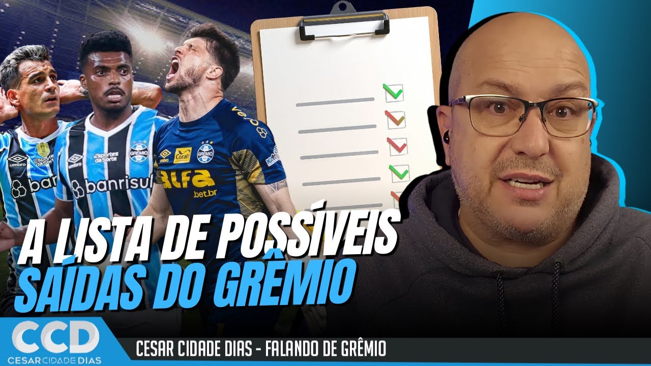 Reformula&ccedil;&atilde;o no elenco: a lista de poss&iacute;veis sa&iacute;das do Gr&ecirc;mio 