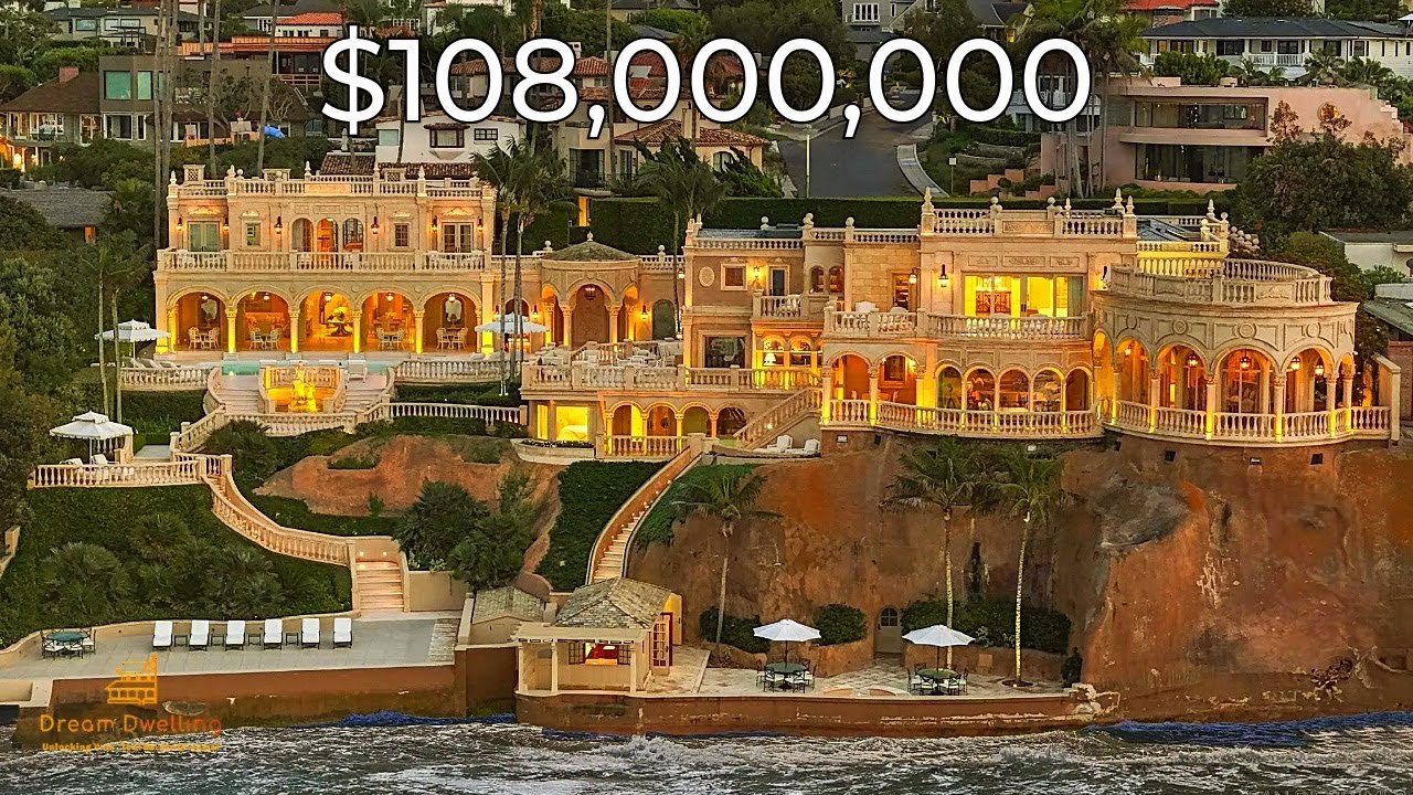 The Most Iconic Waterfront Mansion in California!  : Touring La Jolla's $108M Sand Castle
