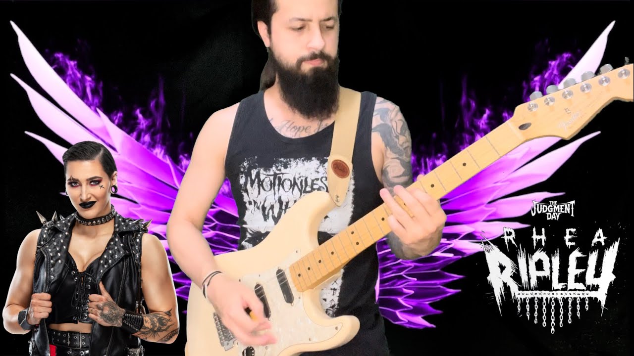 Rhea Ripley “Demon In Your Dreams” WWE theme guitar cover | @MotionlessInWhiteband