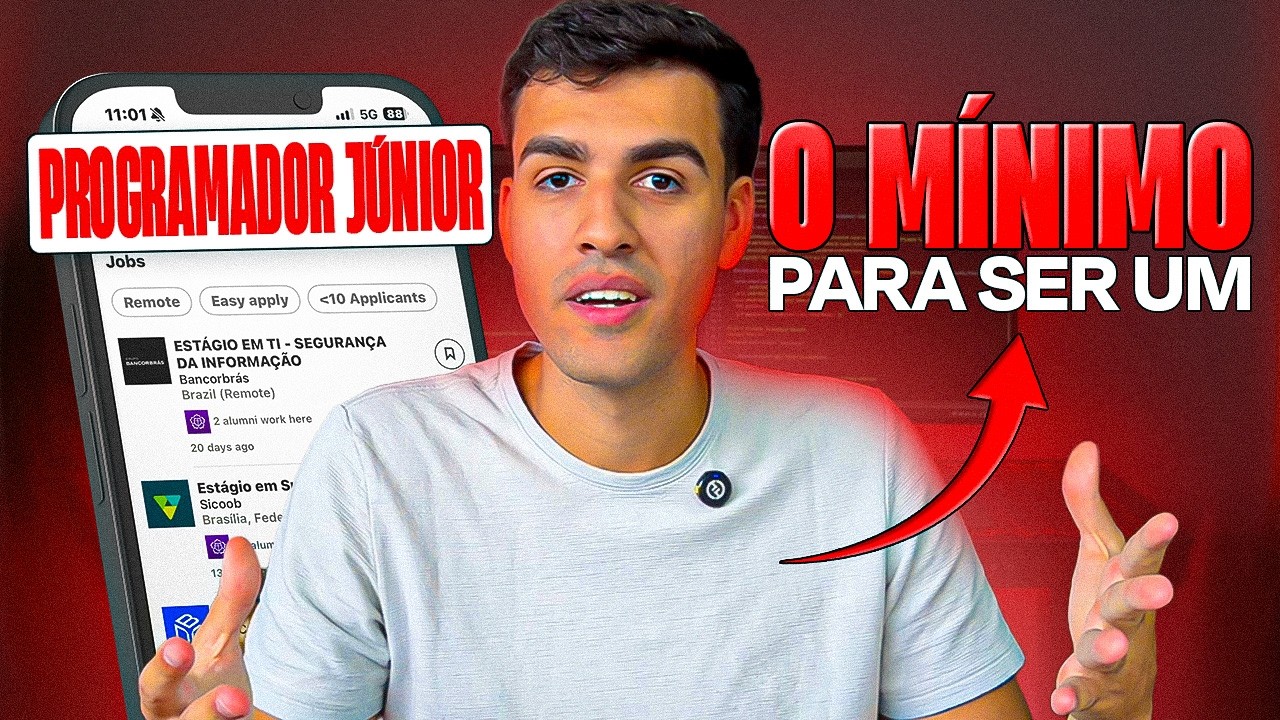 O MÍNIMOS PARA SE TORNAR UM PROGRAMADOR JÚNIOR